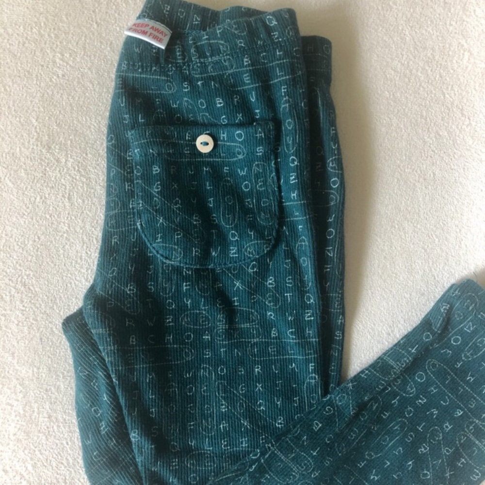 Zara Baby Toddler Crossword Leggings Size 3-4 Y